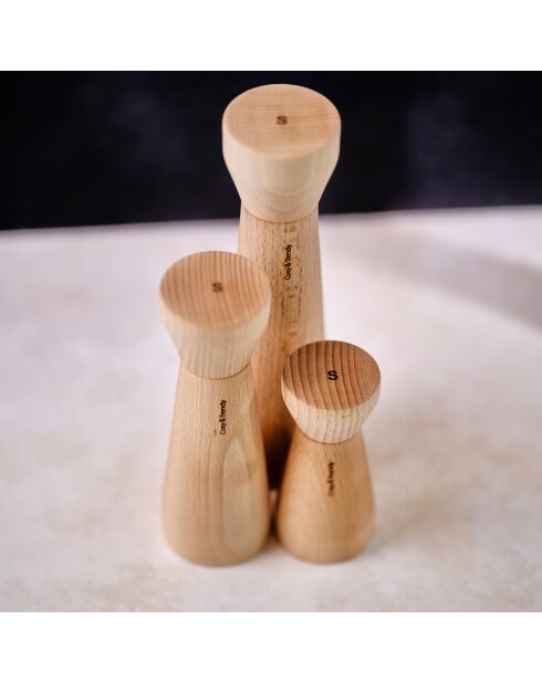 Onesta Pfeffermühle aus natürlichem Buchenholz - D.6 cm