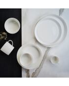 12 Tasses en Porcelaine Oslo blanches - D.6.3 cm