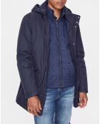 Parka technique Vincit doublure doudoune sans manches bleu marine