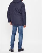 Parka technique Vincit doublure doudoune sans manches bleu marine