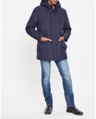 Parka technique Vincit doublure doudoune sans manches bleu marine