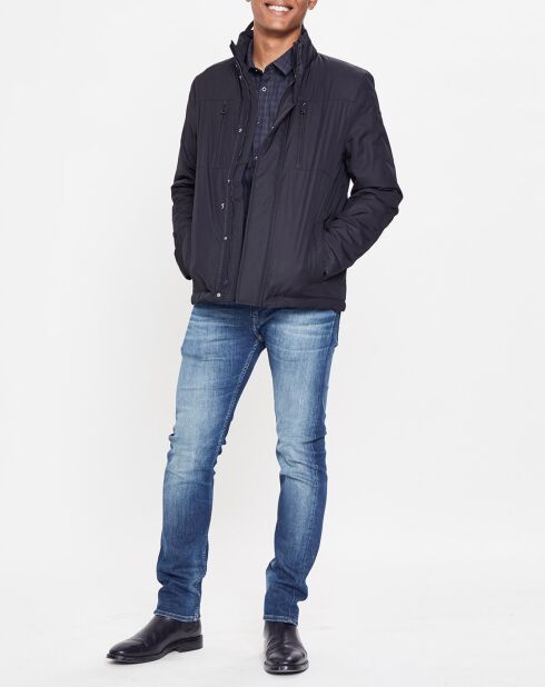 Blouson technique Vincit avec capuche noir