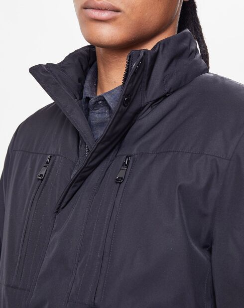 Blouson technique Vincit avec capuche noir