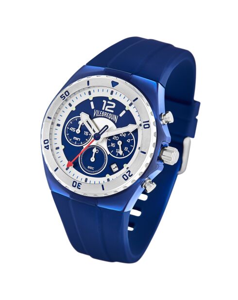 Montre Homme en Silicone Chronographe marine