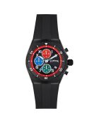 Montre Homme en Silicone Chronographe noire