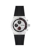 Montre Homme en Silicone Chronographe noire