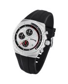 Montre Homme en Silicone Chronographe noire