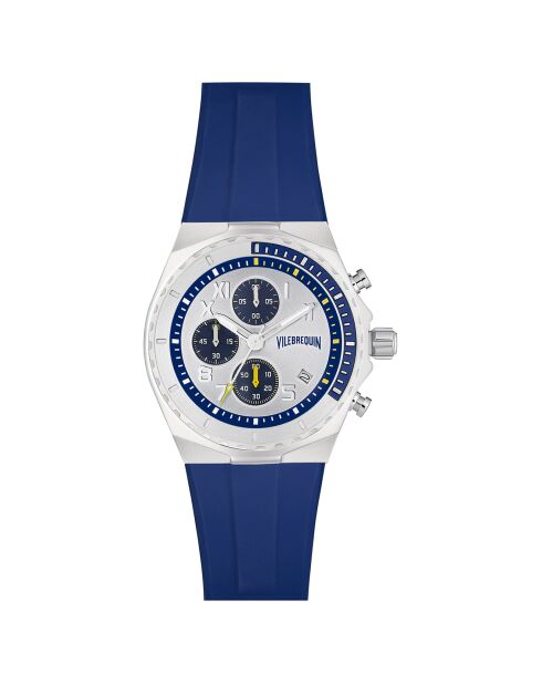 Montre Homme en Silicone Chronographe marine