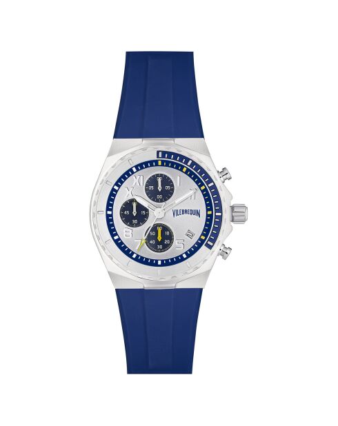 Montre Homme en Silicone Chronographe marine
