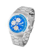 Montre Homme en Acier Chronographe argentée