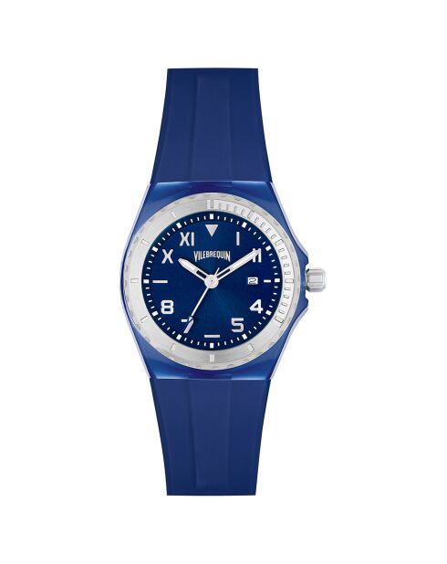 Montre Homme en Silicone marine