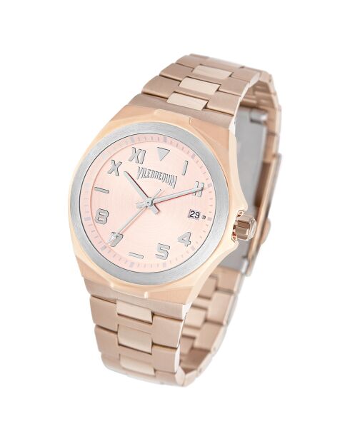 Montre Femme en Acier rose doré