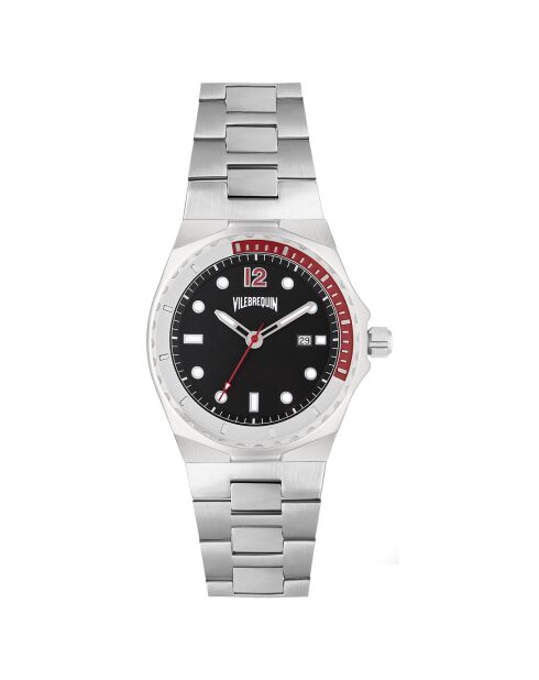 Montre Homme en Acier argentée