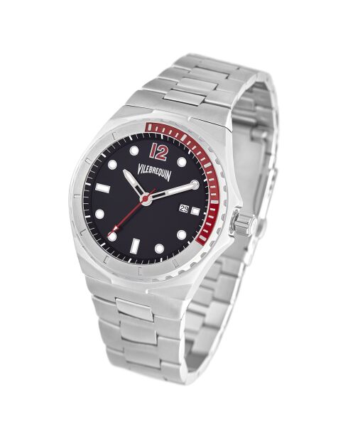 Montre Homme en Acier argentée