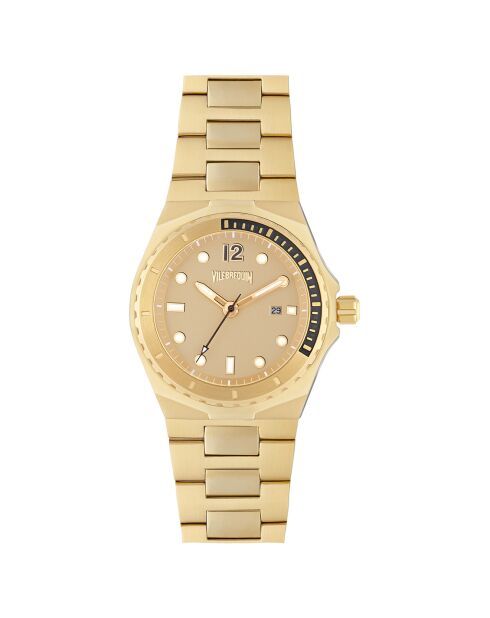 Montre Homme en Acier dorée