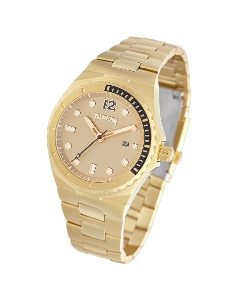 Montre Homme en Acier dorée