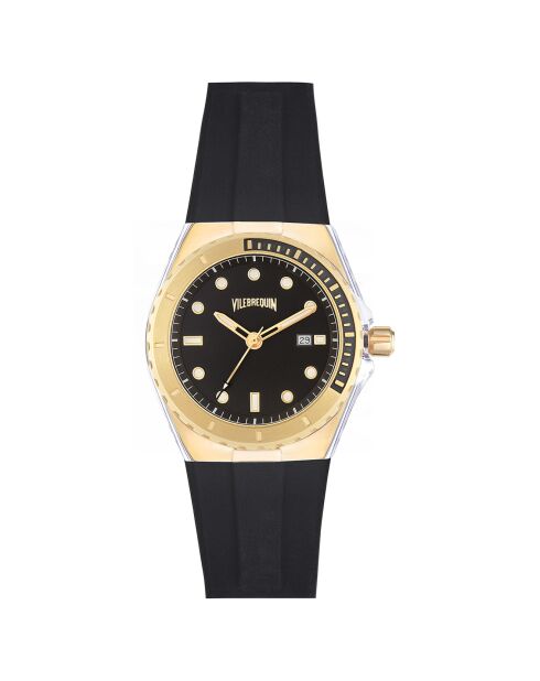 Montre Homme en Silicone noire