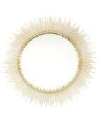 Miroir doré - 59.5x59.5x1.5 cm