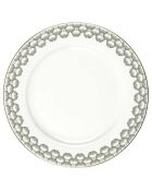 Service de table en porcelaine Ginko blanc/noir - 12 pièces