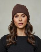 Bonnet en Laine mélangée Olga café