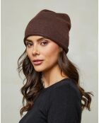 Bonnet en Laine mélangée Olga café