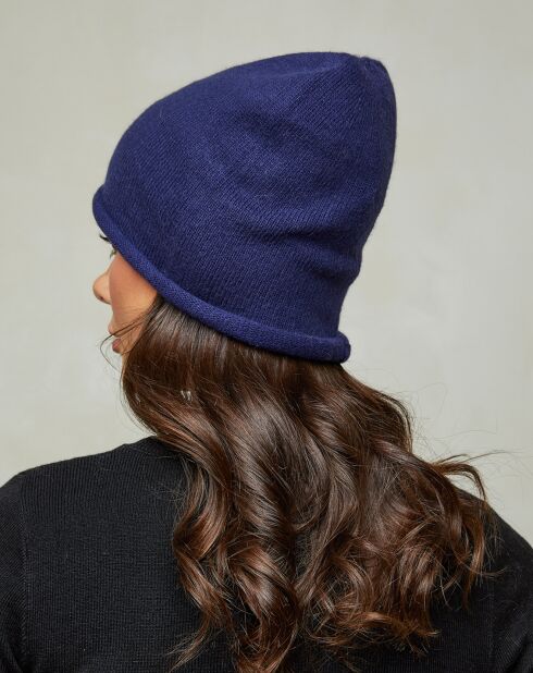 Bonnet en Laine mélangée Olga marine