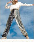 Pantalon Coleen patch multicolore