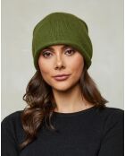 Bonnet en Laine mélangée Olga vert