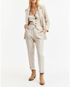 Veste en Lin mélangé Lima crème