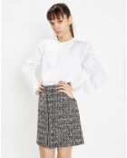 Weißes Batista-Hemd