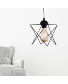 Suspension Beyaz noire - 60 cm