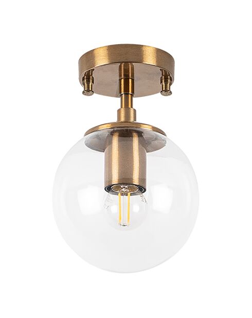 Atmaca Vintage-Wandleuchte, goldfarben, 23 cm