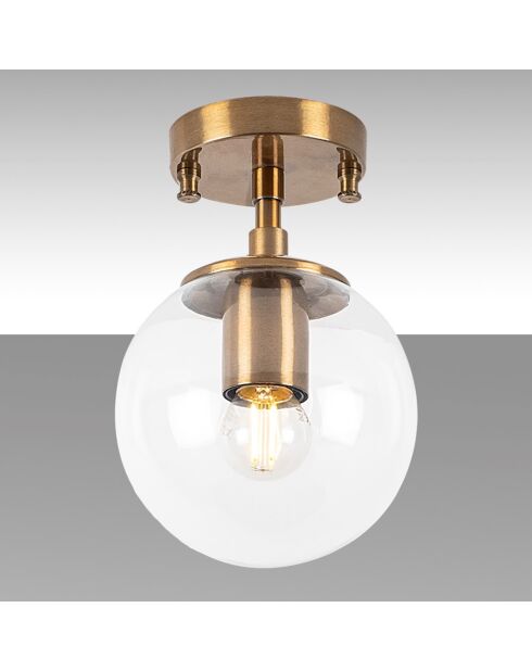 Atmaca Vintage-Wandleuchte, goldfarben, 23 cm
