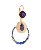 Boucles d'oreilles Pirueteka bleu/vert