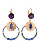 Boucles d'oreilles Pirueteka bleu/vert