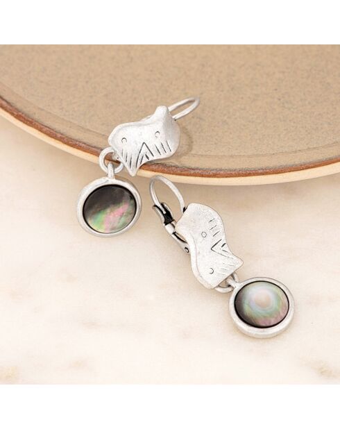 Orecchini Silver Shell Rocks