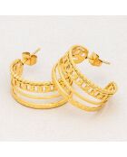 Gormetas gouden oorbellen
