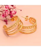 Gormetas gouden oorbellen