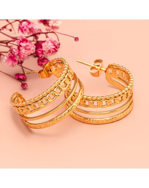 Gormetas gouden oorbellen