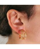 Gormetas gouden oorbellen