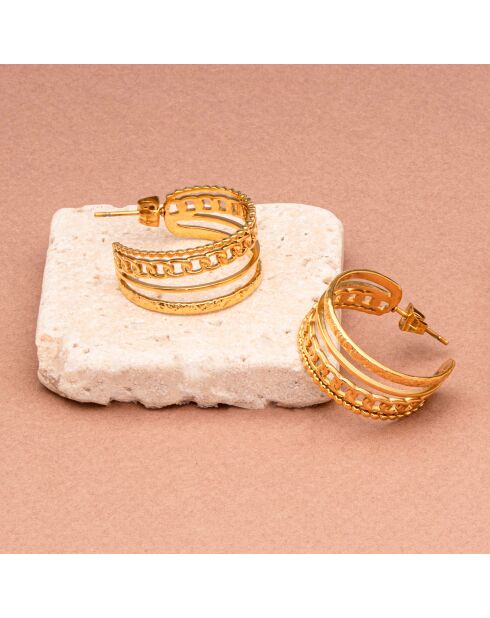 Gormetas gouden oorbellen