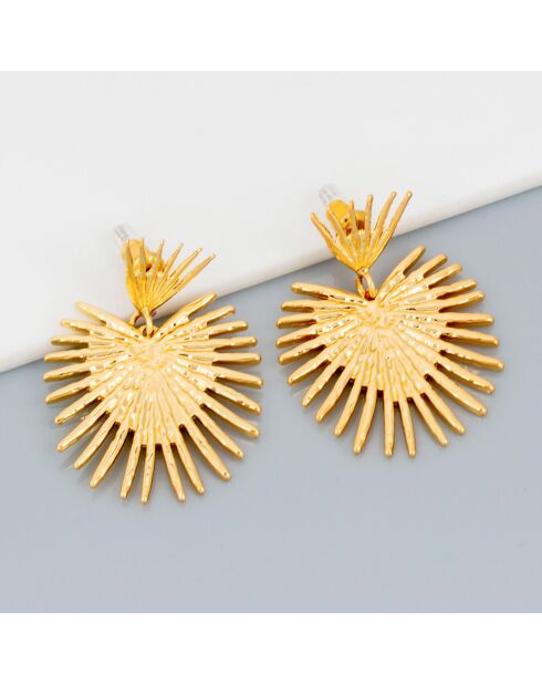 Palmasol gouden oorbellen