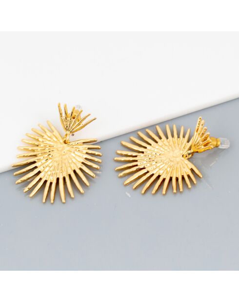 Palmasol gouden oorbellen