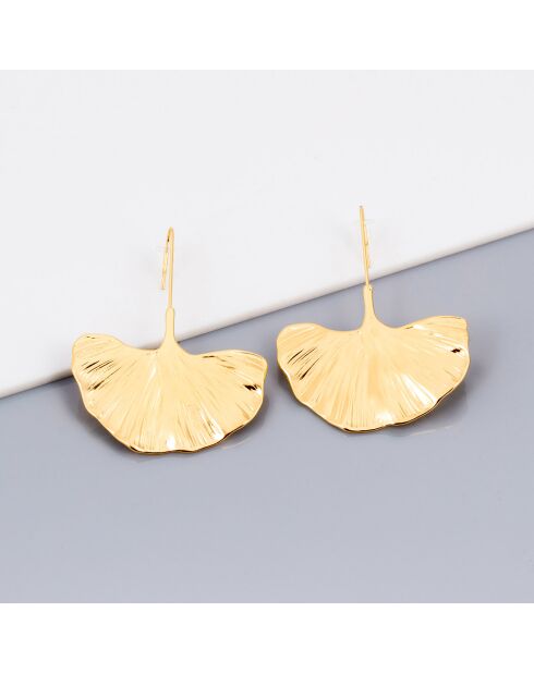 Boucles d'oreilles Lotusa dorées