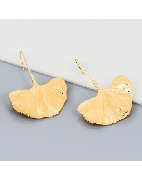 Boucles d'oreilles Lotusa dorées