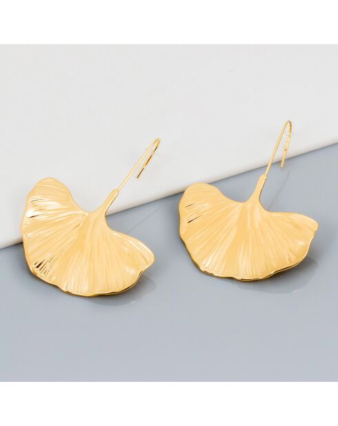Boucles d'oreilles Lotusa dorées
