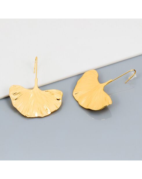 Boucles d'oreilles Lotusa dorées