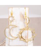 Boucles d'oreilles Astra dorées