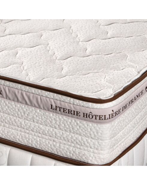 Matelas à mémoire de forme Renaissance blanc/marron - 140x200 cm