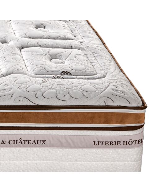 Matelas à mémoire de forme Renaissance blanc/marron - 180x200 cm